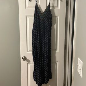 Patterned pant romper